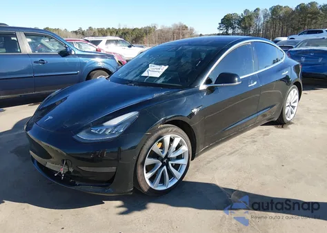 2018 Tesla Model 3 Long Range/Mid Range из США, поврежденный, VIN 5YJ3E1EA3JF050304